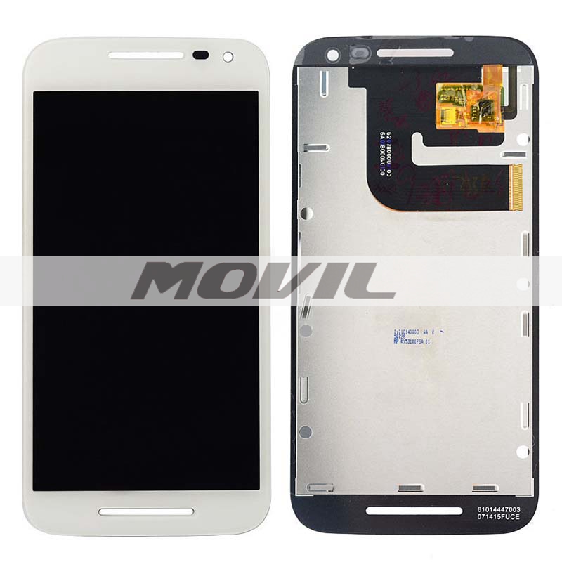 White LCD Display + Touch Screen Digitizer Assembly For Motorola Moto G 3rd Generation XT1552 XT1548 XT1540